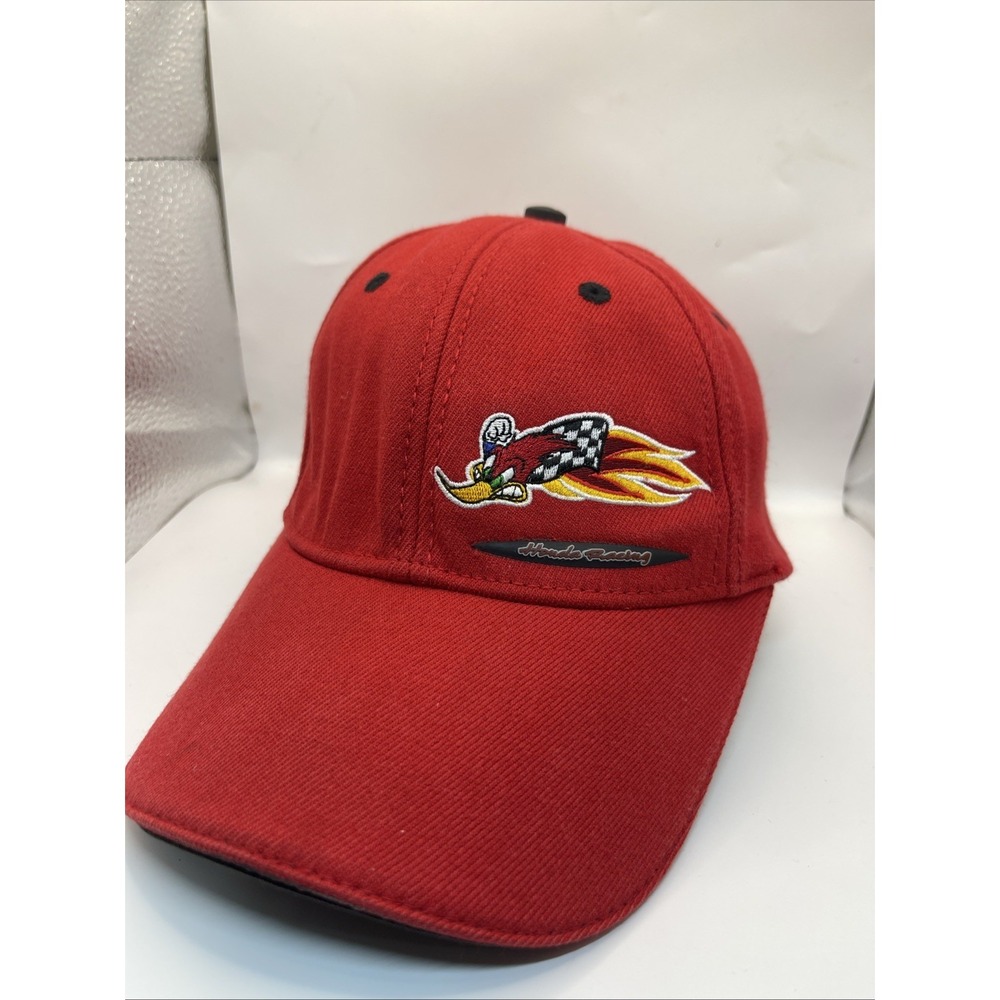 Vintage Honda Racing Fitted Hat Red A Flex Wool Spandex dfy Sports Woody